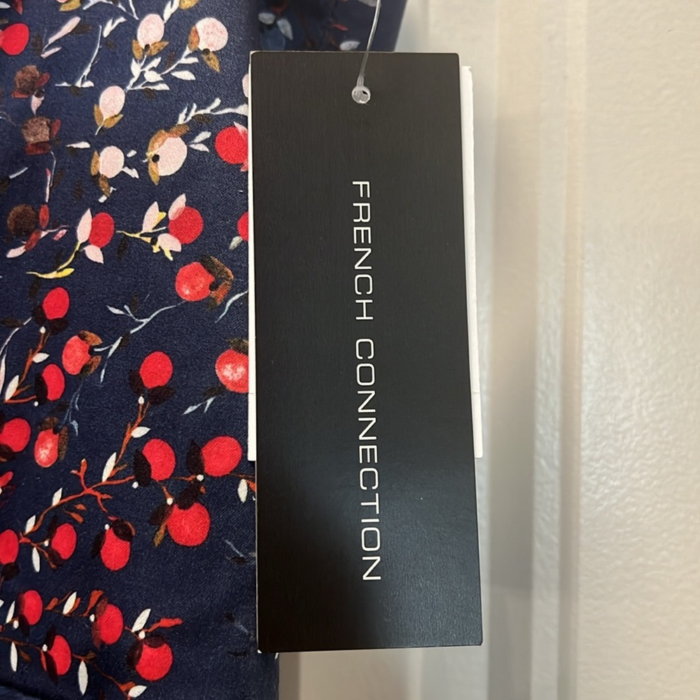 NWT Women’s French Connection Navy Dress Size 10 - Picture 7 of 8